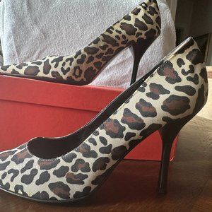 Chisenefrega White Leapard shoes